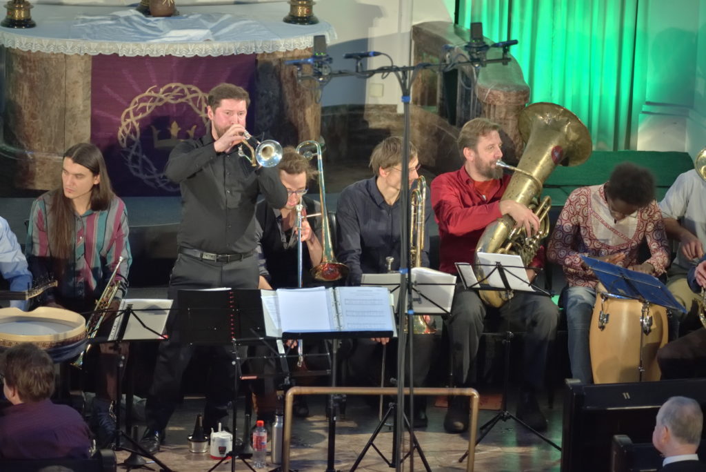 Weihnachtskonzert der Bergfinken in der Annenkirche mit Banda Internationale; Dresden, 08. 12. 2018