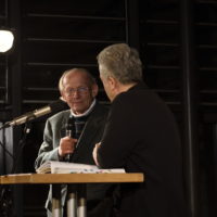 Uli Voigt im Gespräch mit Dr. Peter Ufer, zur Buchvorstellung "100 Jahre Bergfinken" am 16.01.2020 im Dresdener Bärenzwinger